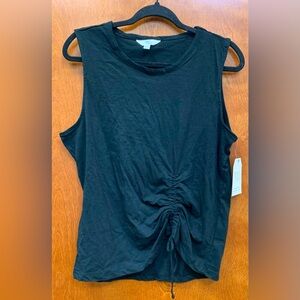 The ime and Tru front cinch tank black size Large